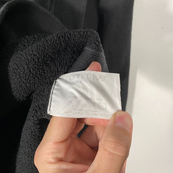 Nonnative French Terry Basic Sweatshirt Black men's size JPN 3 / US Large - Picture 5 of 7